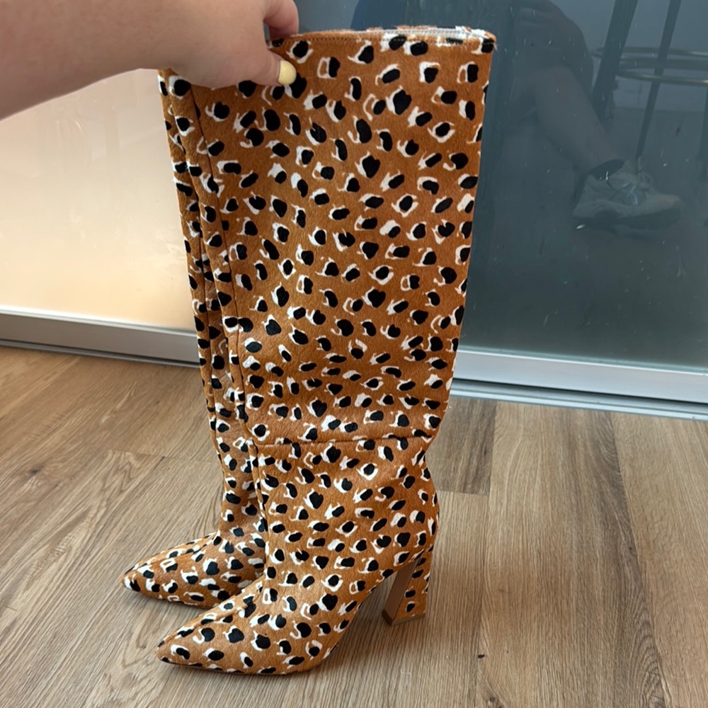 LPA Heeled Boots Brown and Black NEVER WORN